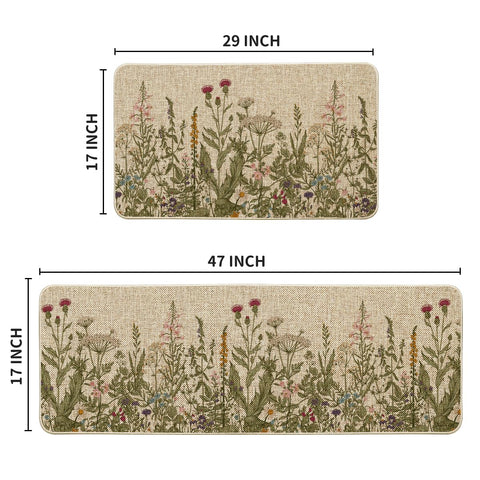 Artoid Mode Wildflower pattern close-up highlights flowers and durable surface.