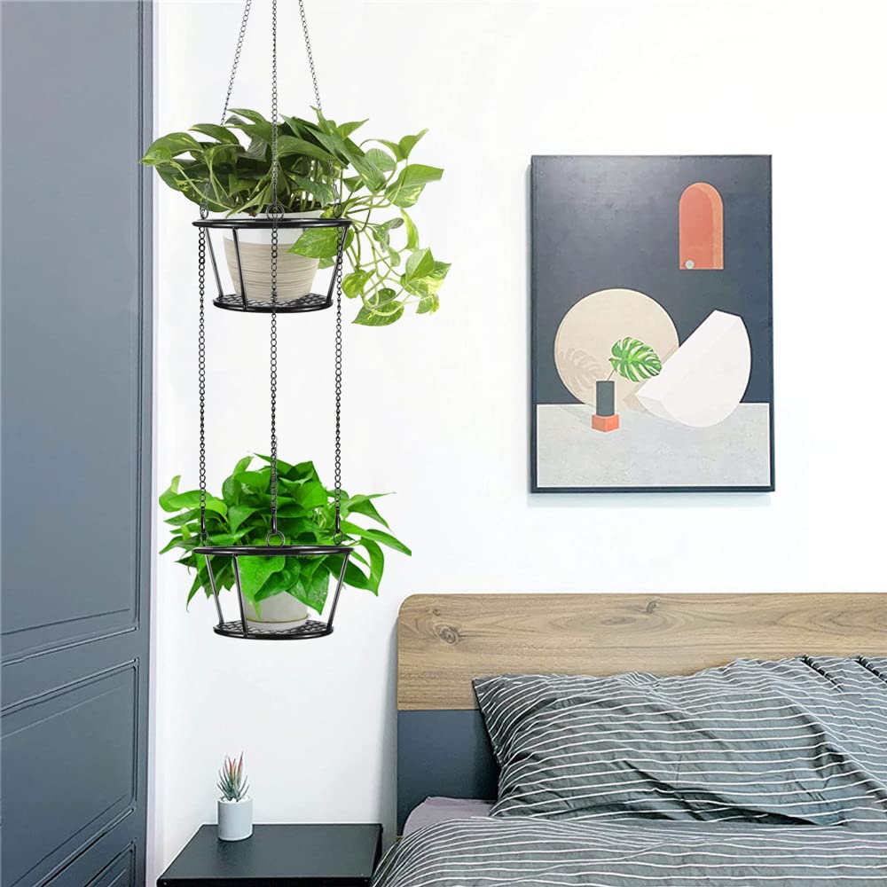 ARTORA space-saving ceiling hanger frees floor space for greenery.