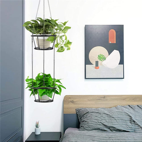 ARTORA space-saving ceiling hanger frees floor space for greenery.