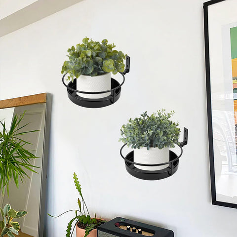 ARTORA black finish close-up highlighting modern metal design for plants