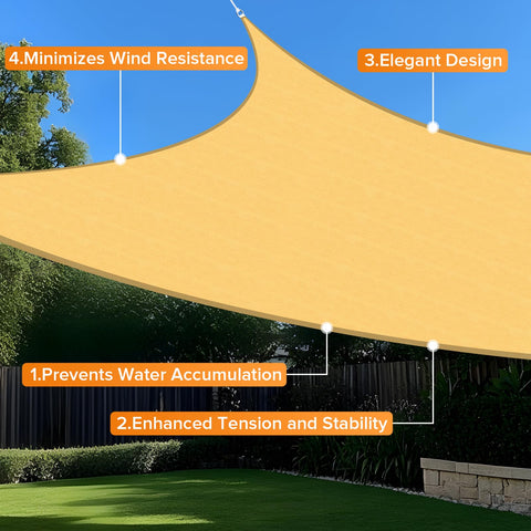 Artpuch outdoor shade sail ideal for patios and decks.