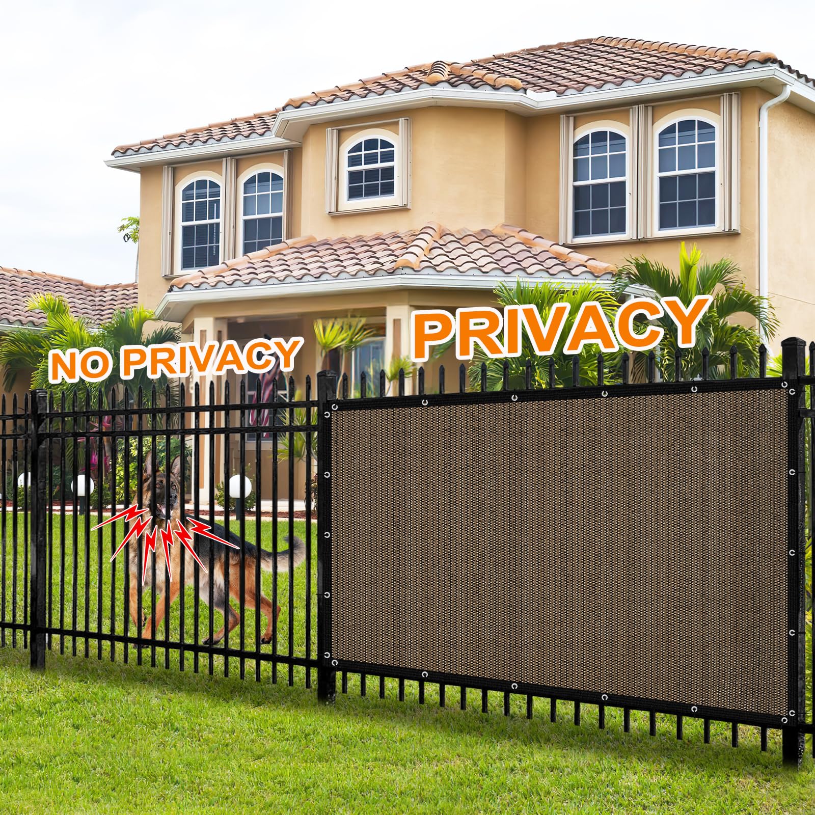 Artpuch pergola shade cover durable 200 GSM HDPE for long-lasting outdoor use.