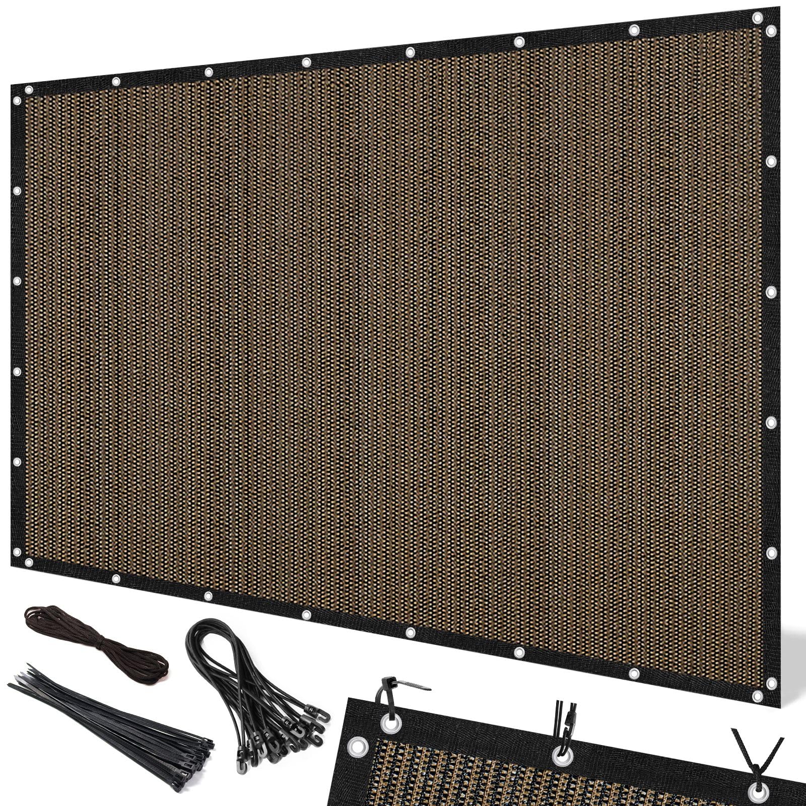 Artpuch shade cloth 8x10 ft setup demonstrates quick, sturdy outdoor protection.