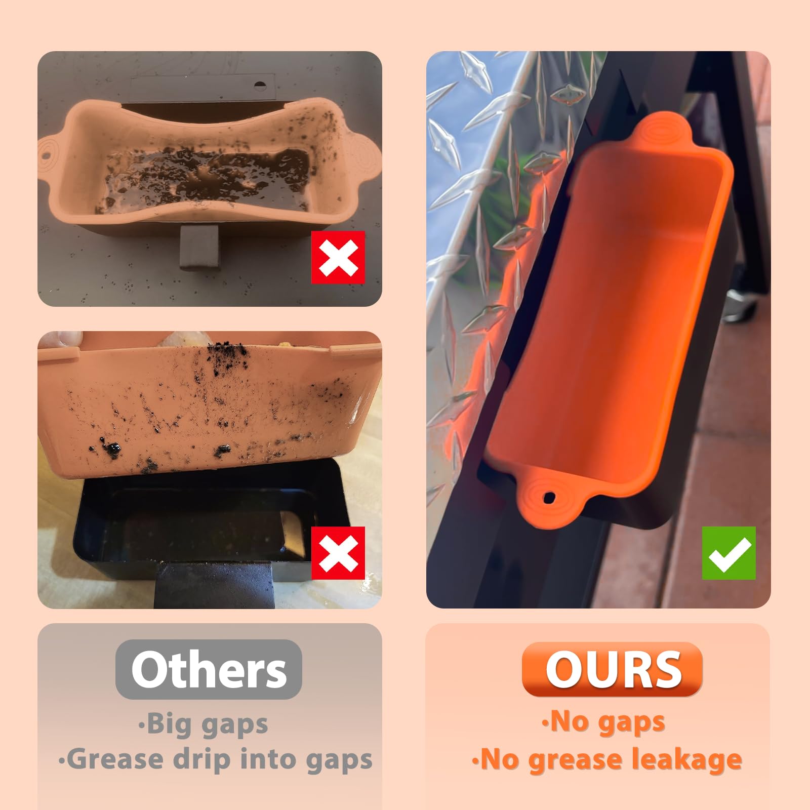 ARTSHU BPA-free silicone liners resist heat up to 500°F.