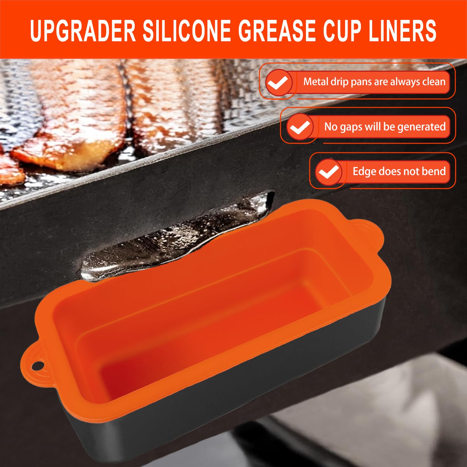 ARTSHU heat-resistant silicone withstands outdoor grilling temperatures.