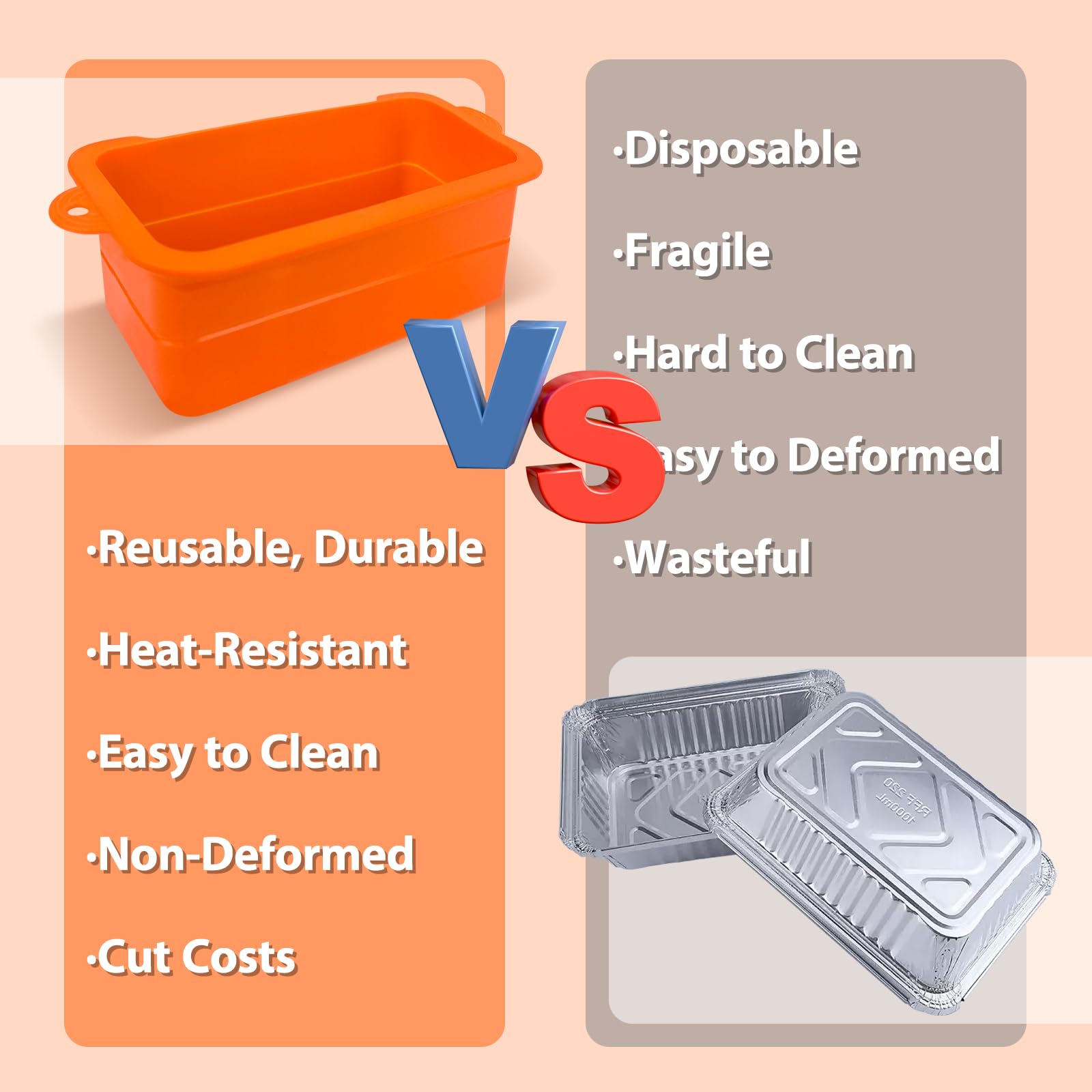 ARTSHU reusable grease cup liners reduce waste and simplify cleanup.