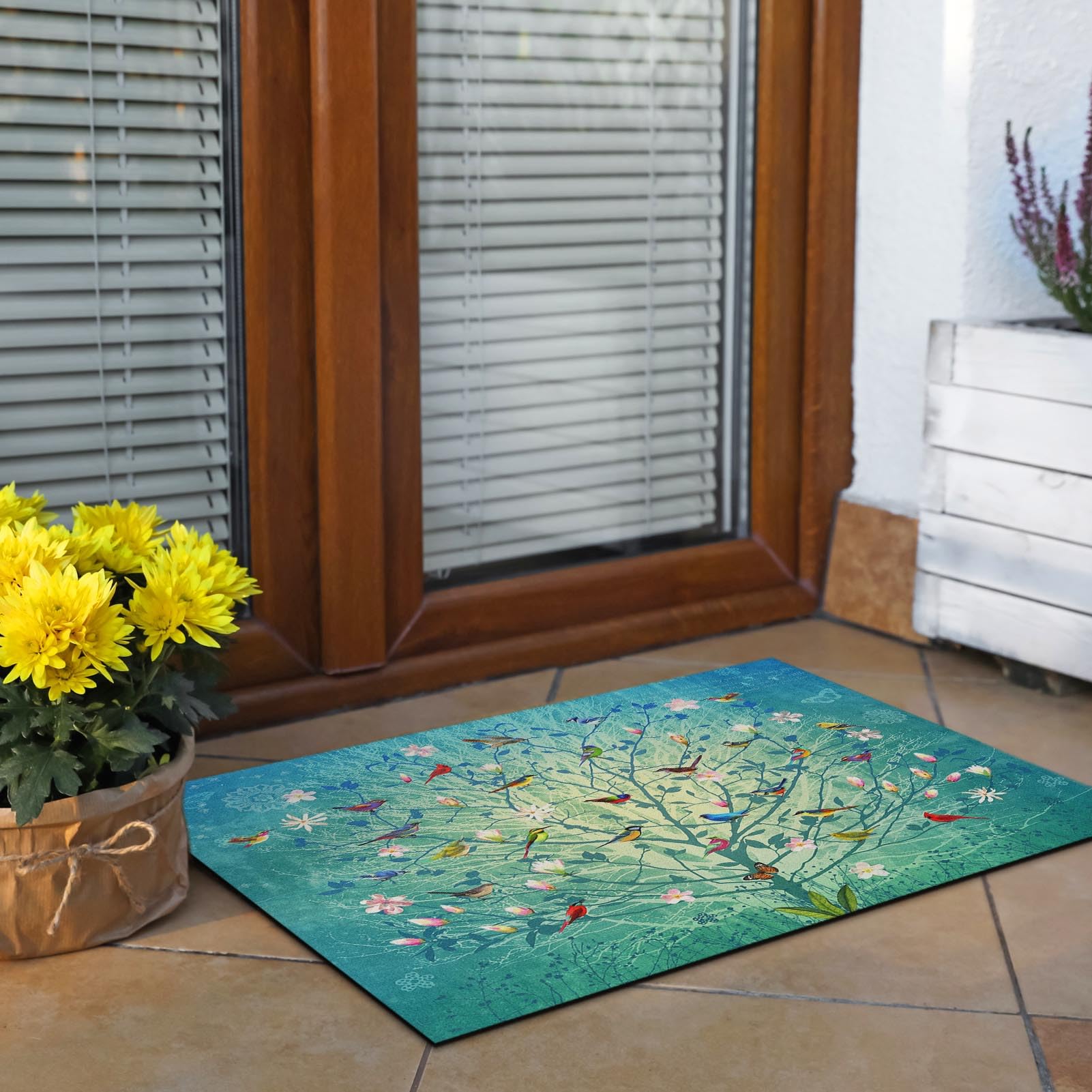 Arttown front door decor mat blends style and practicality.