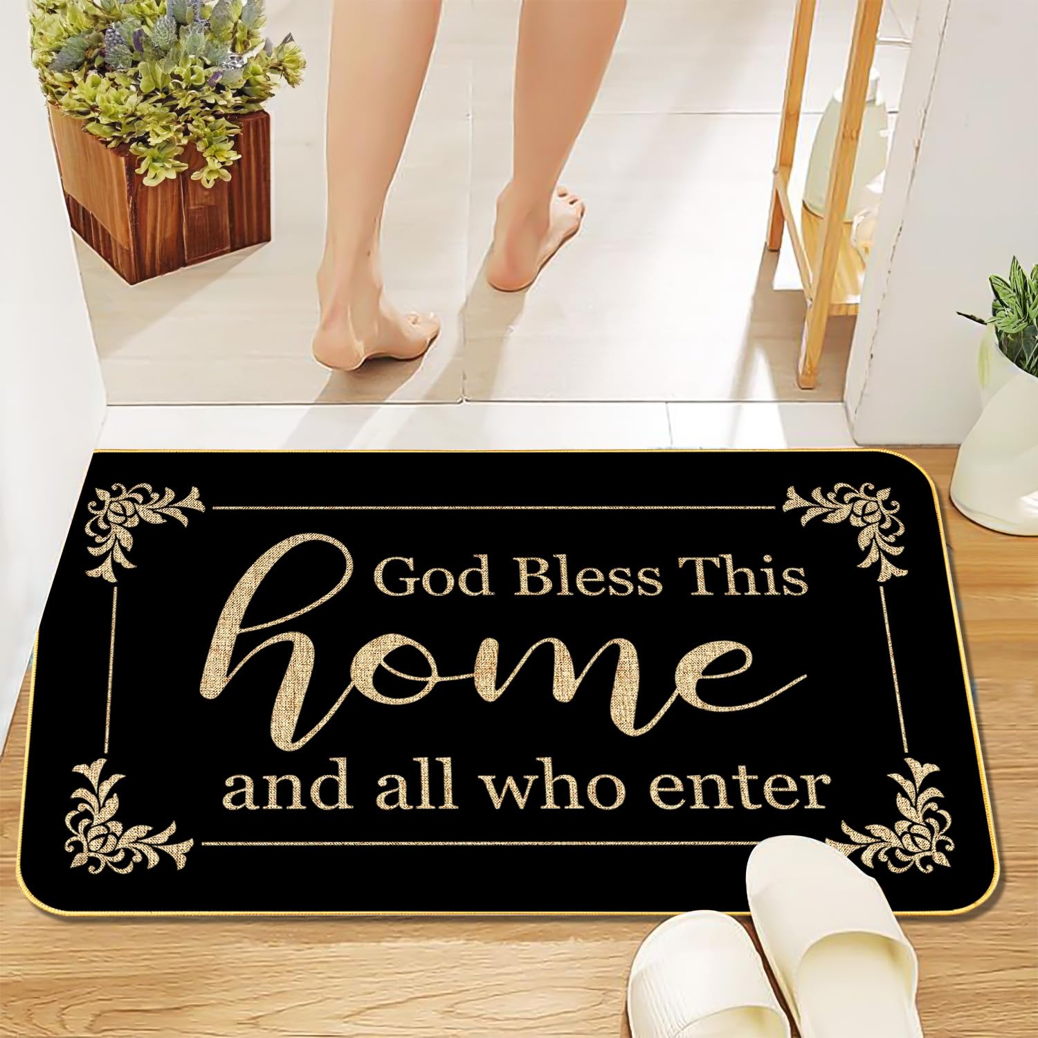 ARTUFAN housewarming gift doormat for new homes or celebrations.