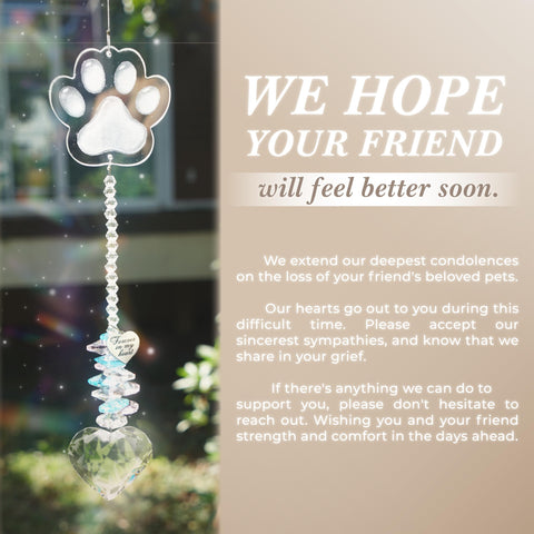 ARUN pet memorial suncatcher ambient light enhances nostalgia