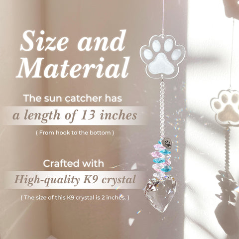 ARUN pet memorial suncatcher gift packaging for thoughtful remembrance