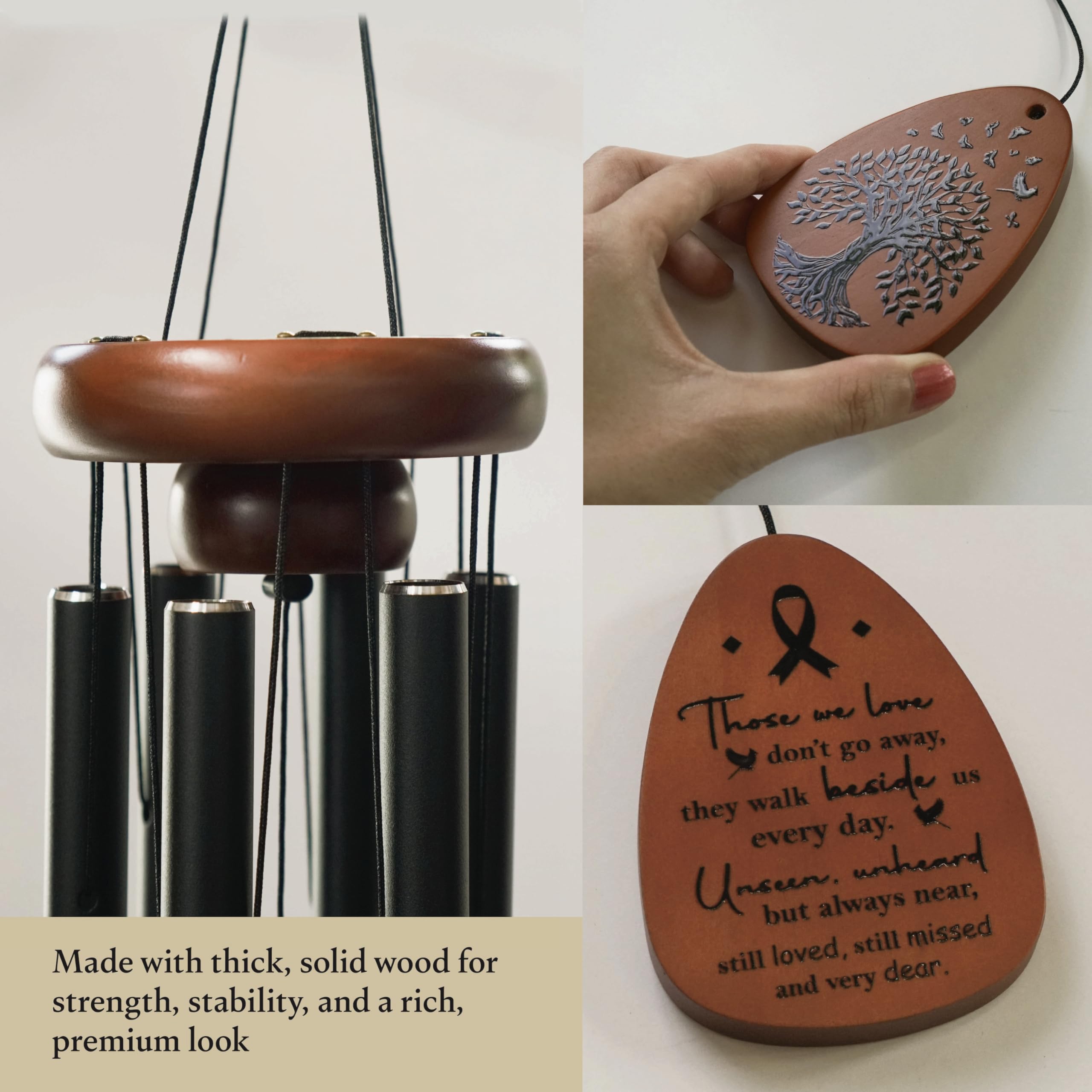 ARUN durable lightweight wind chimes ideal for hanging anywhere.