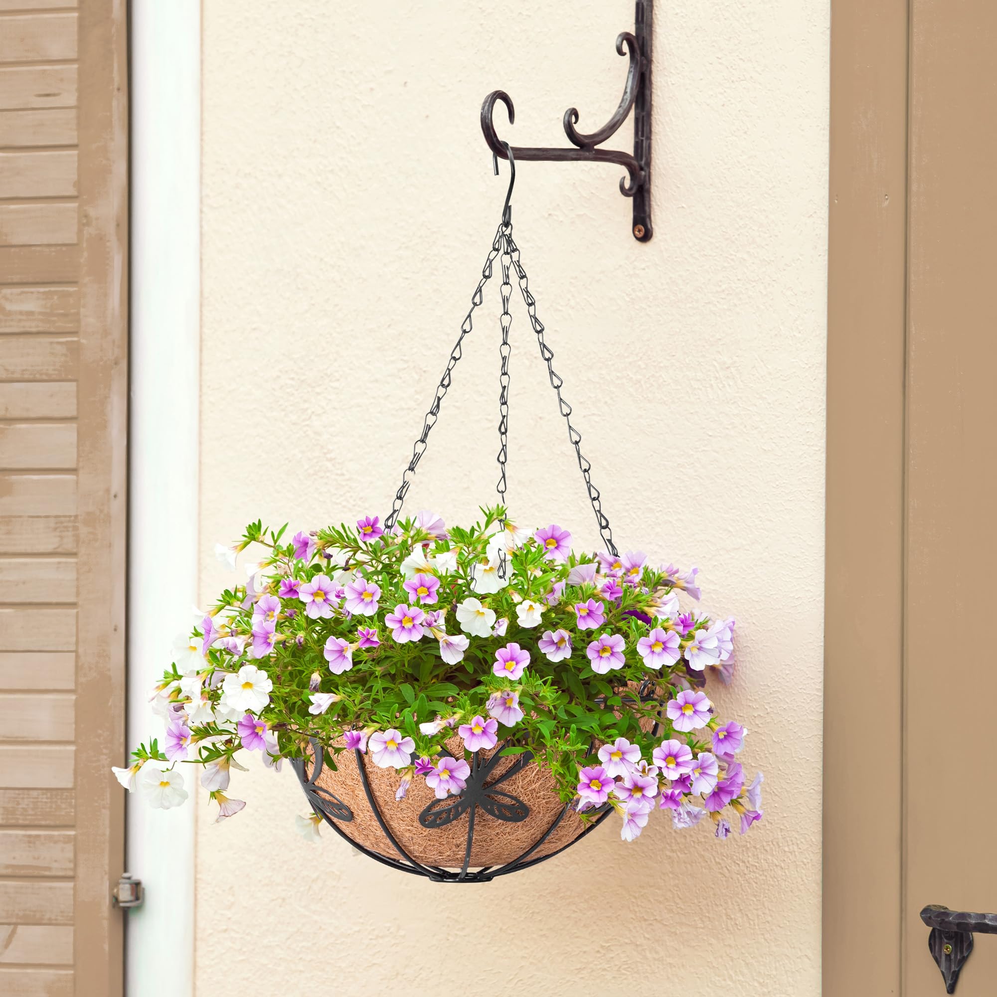 ARVINKEY versatile hanging basket for windows, fences, and porches