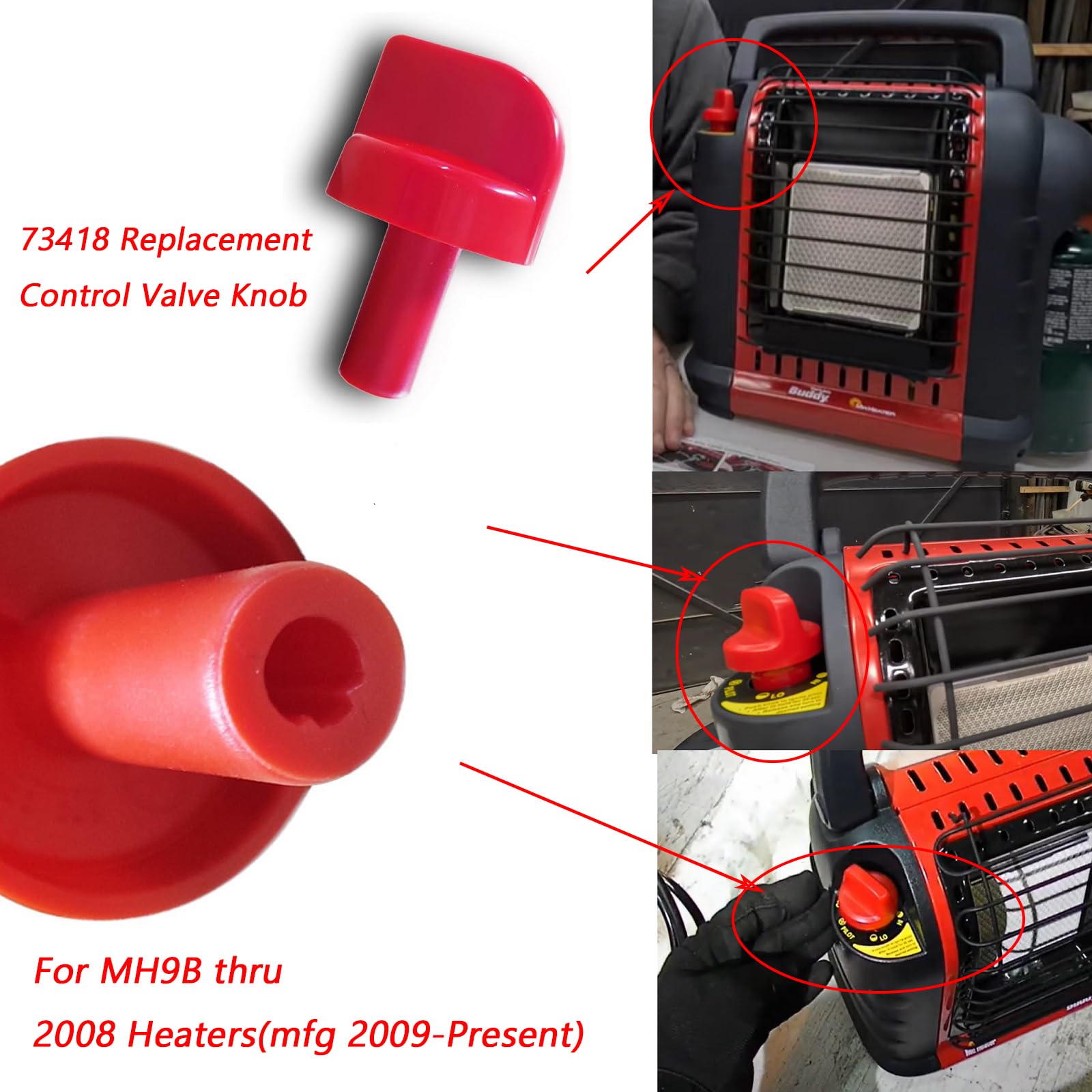 ARYEIELLSOW 12.5mm shaft base matches MH9B shafts precisely.