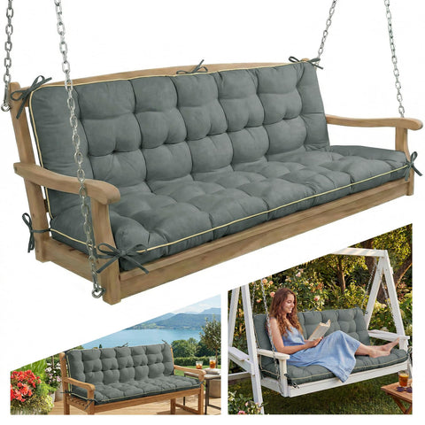 AS AWESLING 60x40 swing cushion gray backrest for steady comfort and support