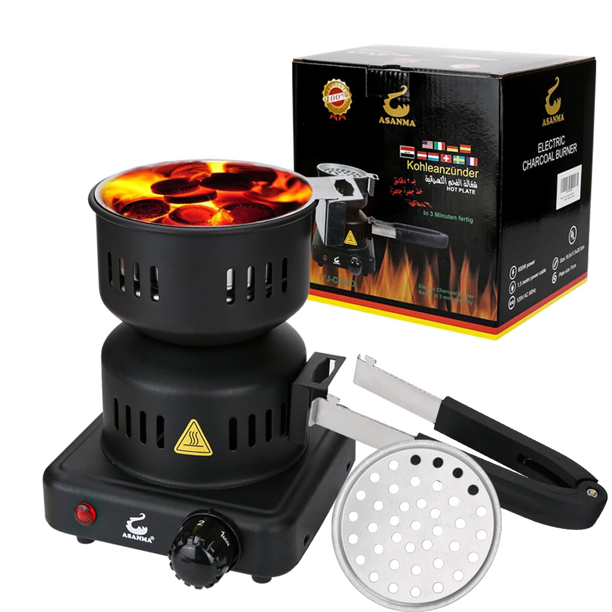 ASANMA Charcoal Starter compact stove for quick ignition