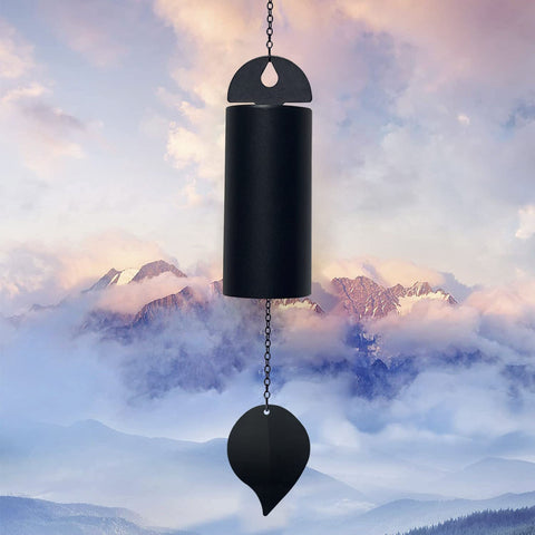 ASDFG Deep Resonance Serenity Bell wind chime, deep tone for tranquil outdoor ambiance and garden focal point.