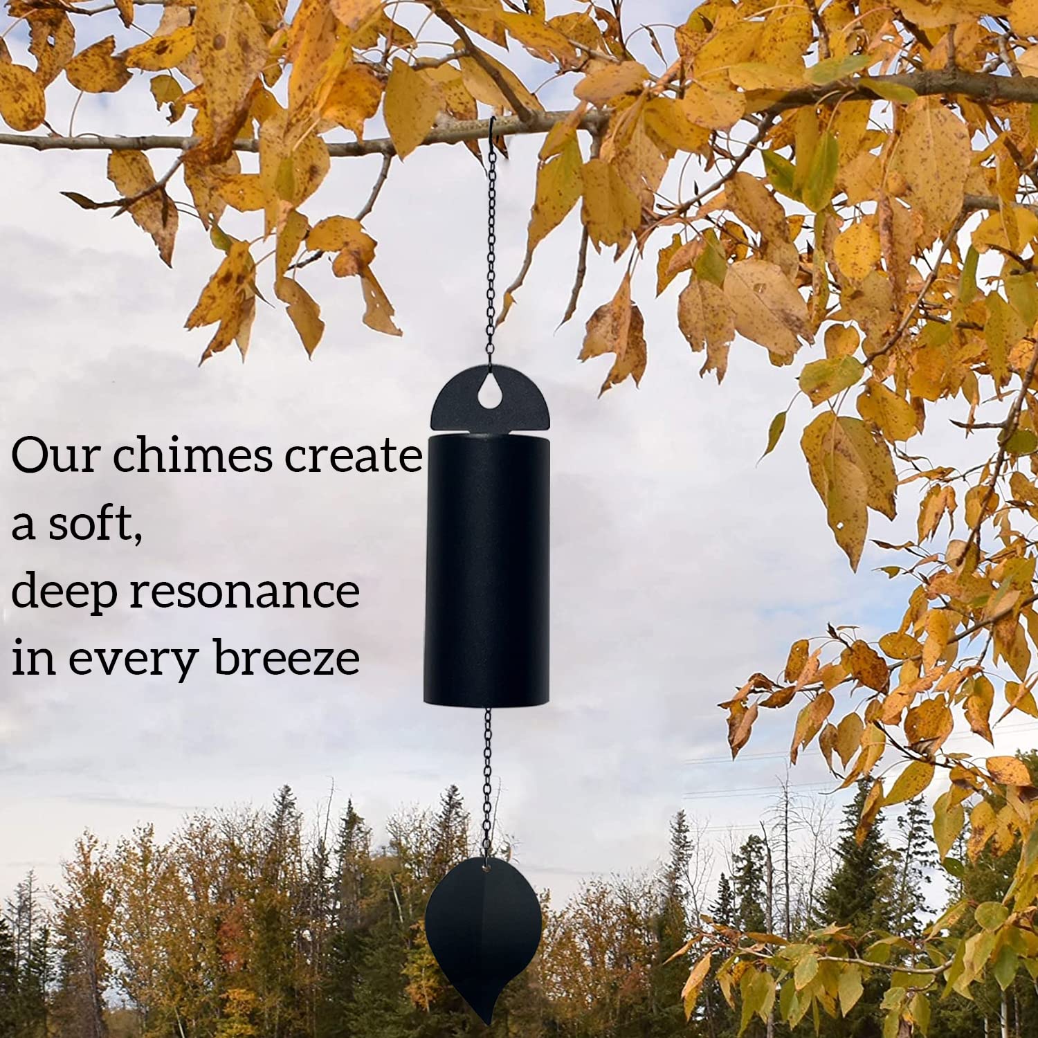 ASDFG Deep Resonance Serenity Bell gift wind chime ideal for housewarmings and holidays.