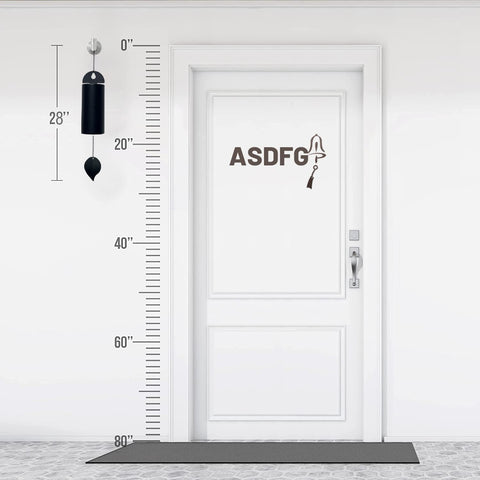 ASDFG Deep Resonance Serenity Bell retro elegant wind chime enhances porches and terraces.