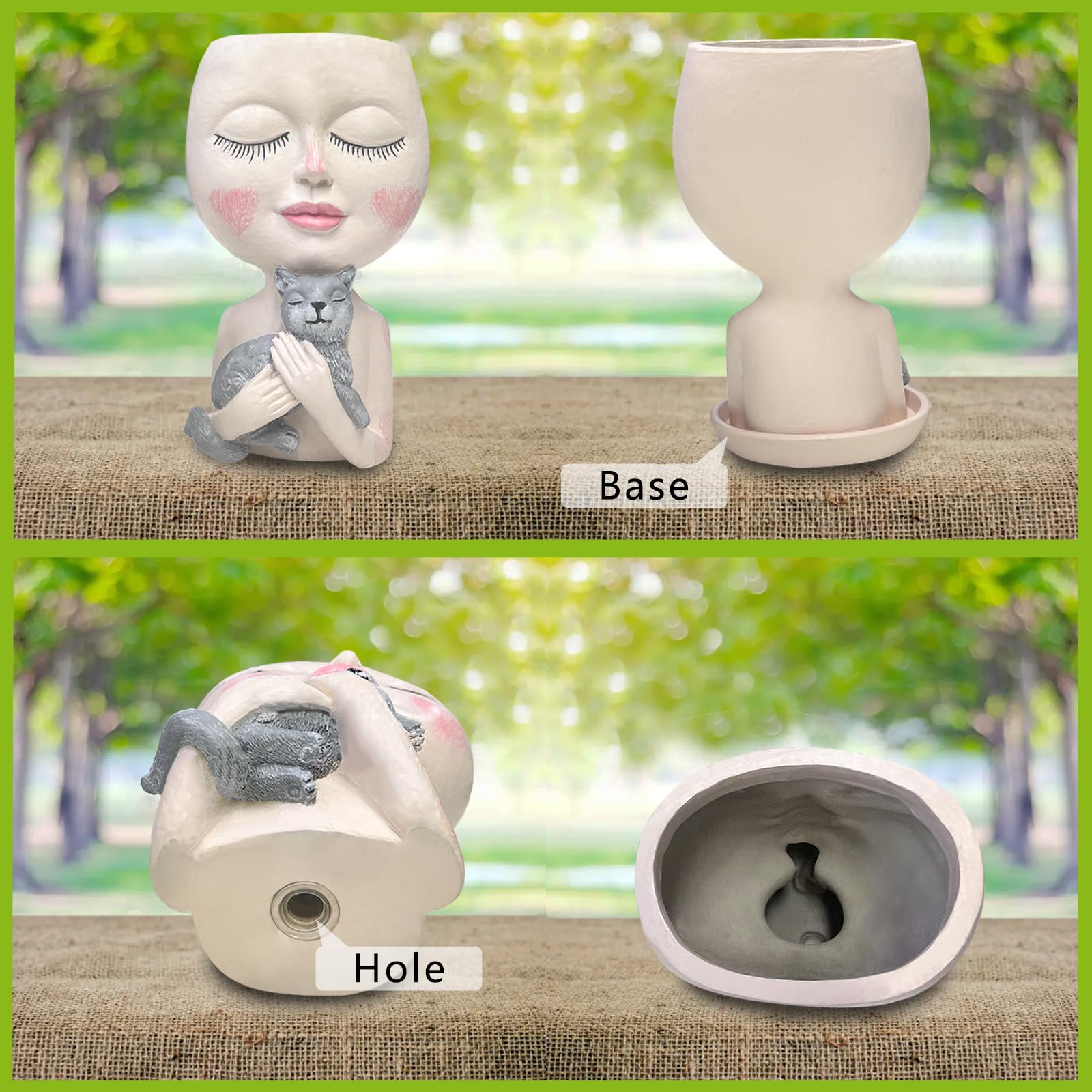 ASDFG succulent pot suitable for desks, shelves, or patios