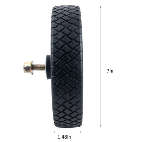 ASDFGHT 7-inch lawn mower wheel fit mowers, broad compatibility