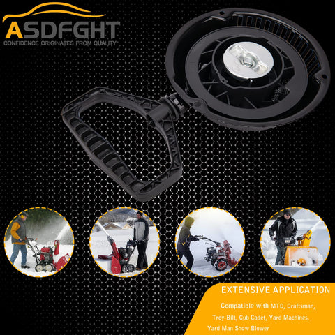 ASDFGHT recoil starter for Remington snow blowers enables quick pull-starts
