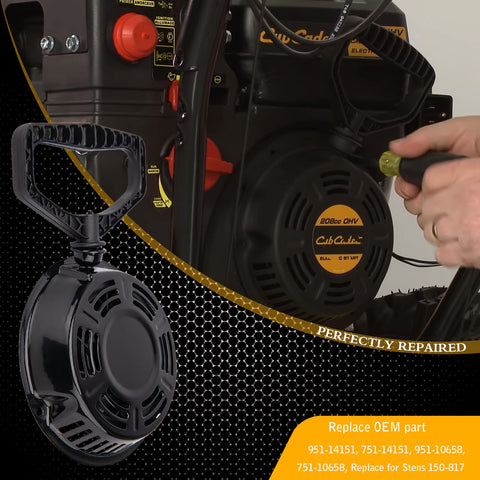 ASDFGHT recoil starter compatible with Troy-Bilt Squall for smooth cold starts