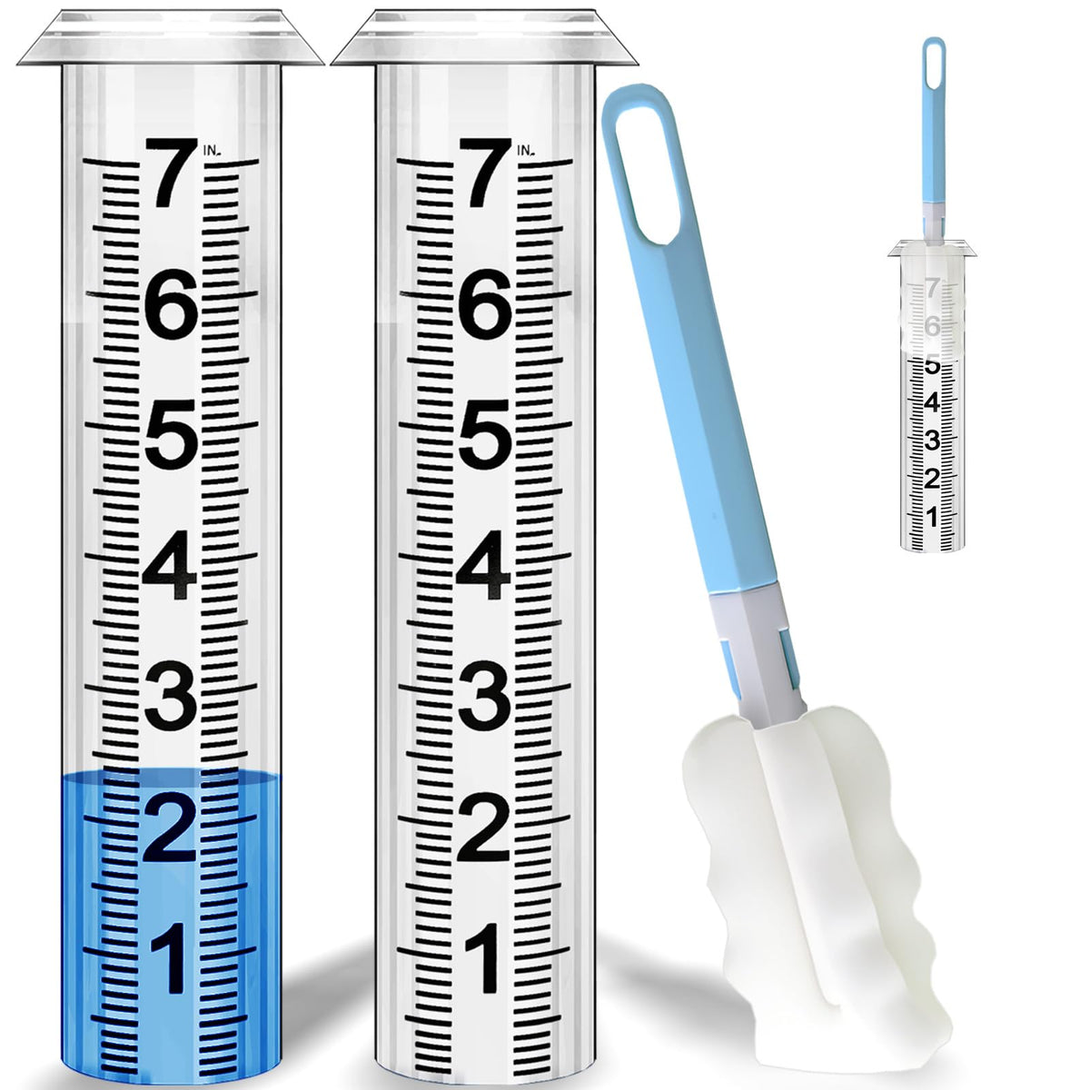 Asenron replacement-tube-7in: precise readings and easy installation for your rain gauge.