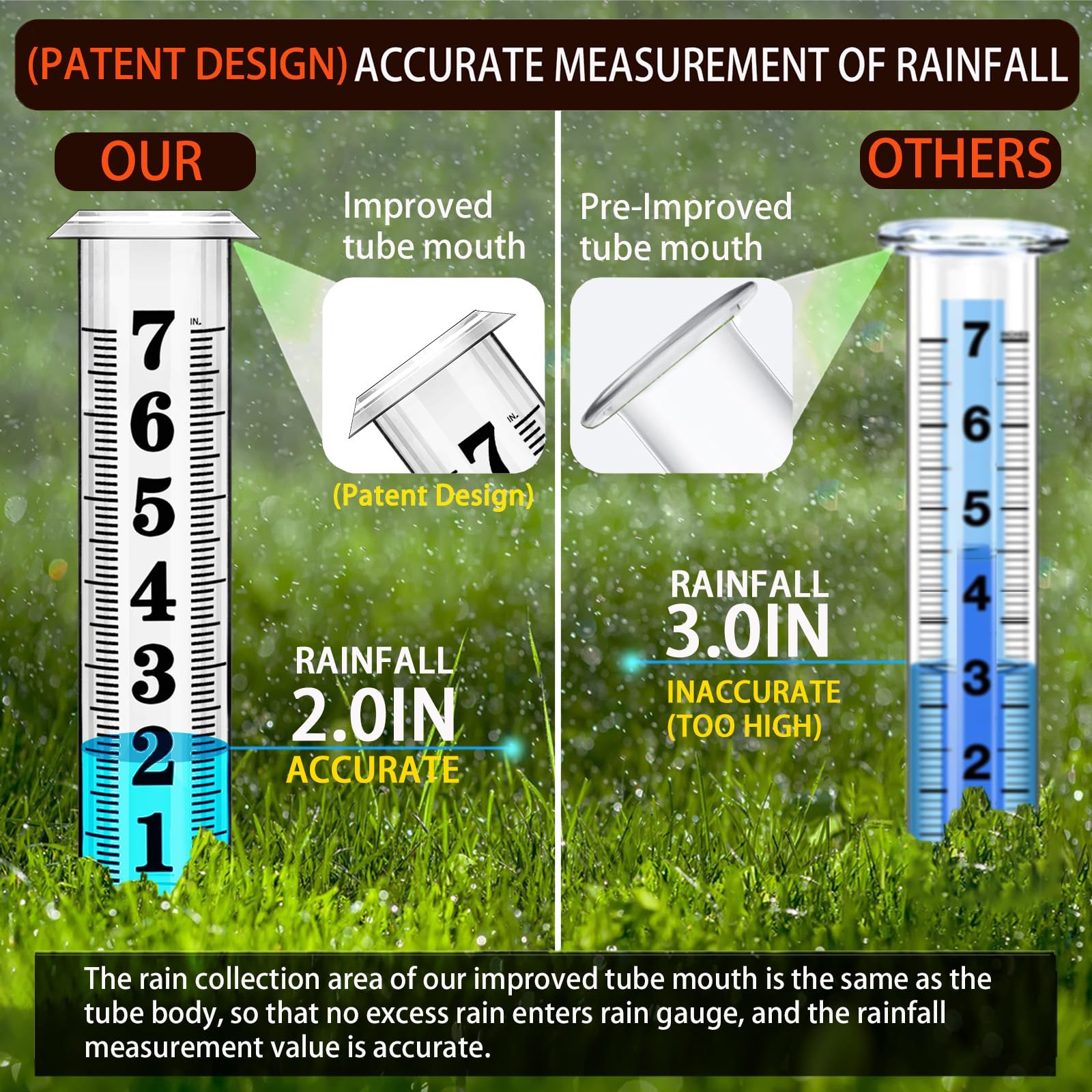 Asenron tube with large-scale readout for easy yard weather checks.