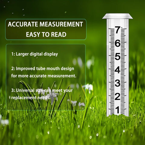 Asenron tube mouth design patented alignment for precise rainfall collection.