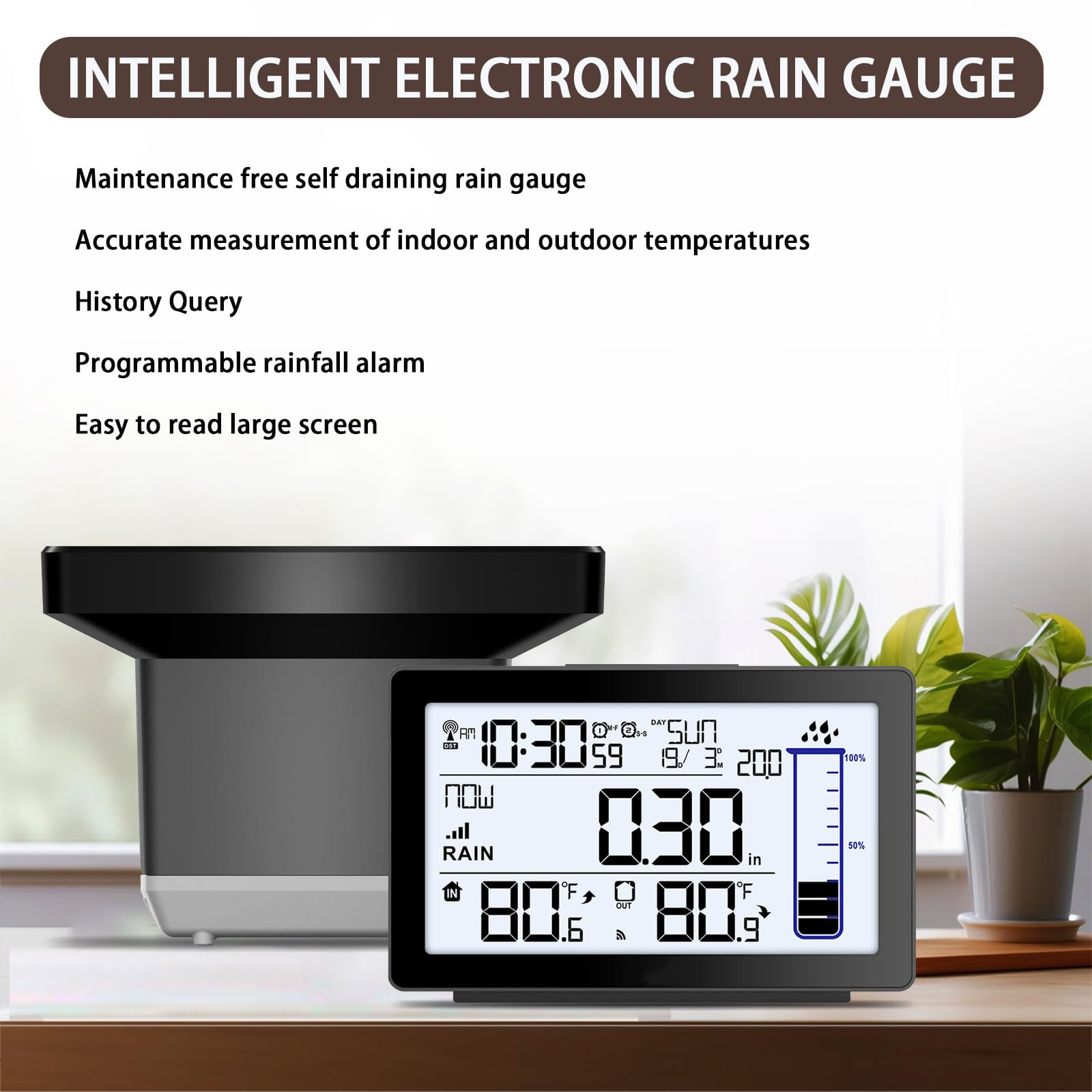 Asenron WWVB time clock keeps accurate time and timestamps for records.