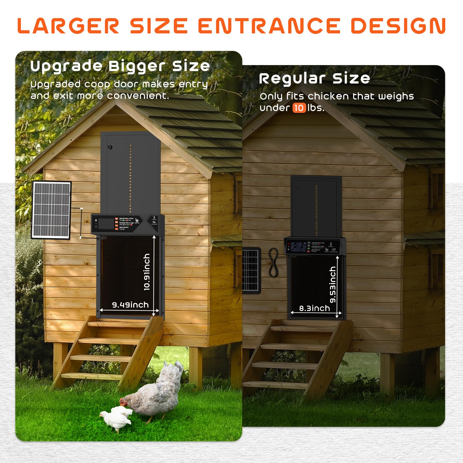 AsFrost remote control use lets you manage door timing from a safe distance.