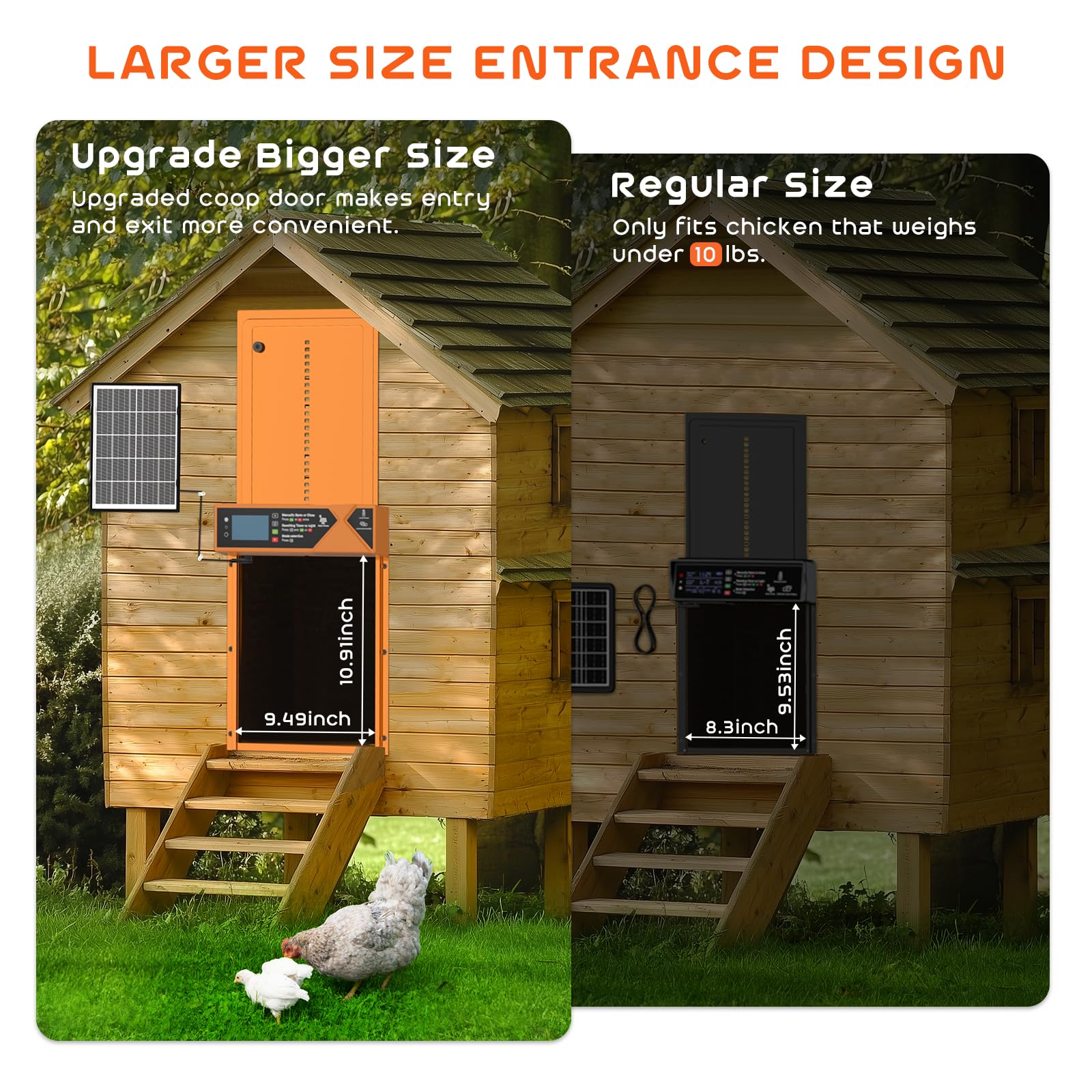 AsFrost remote control offers convenient door operation up to 15 meters.
