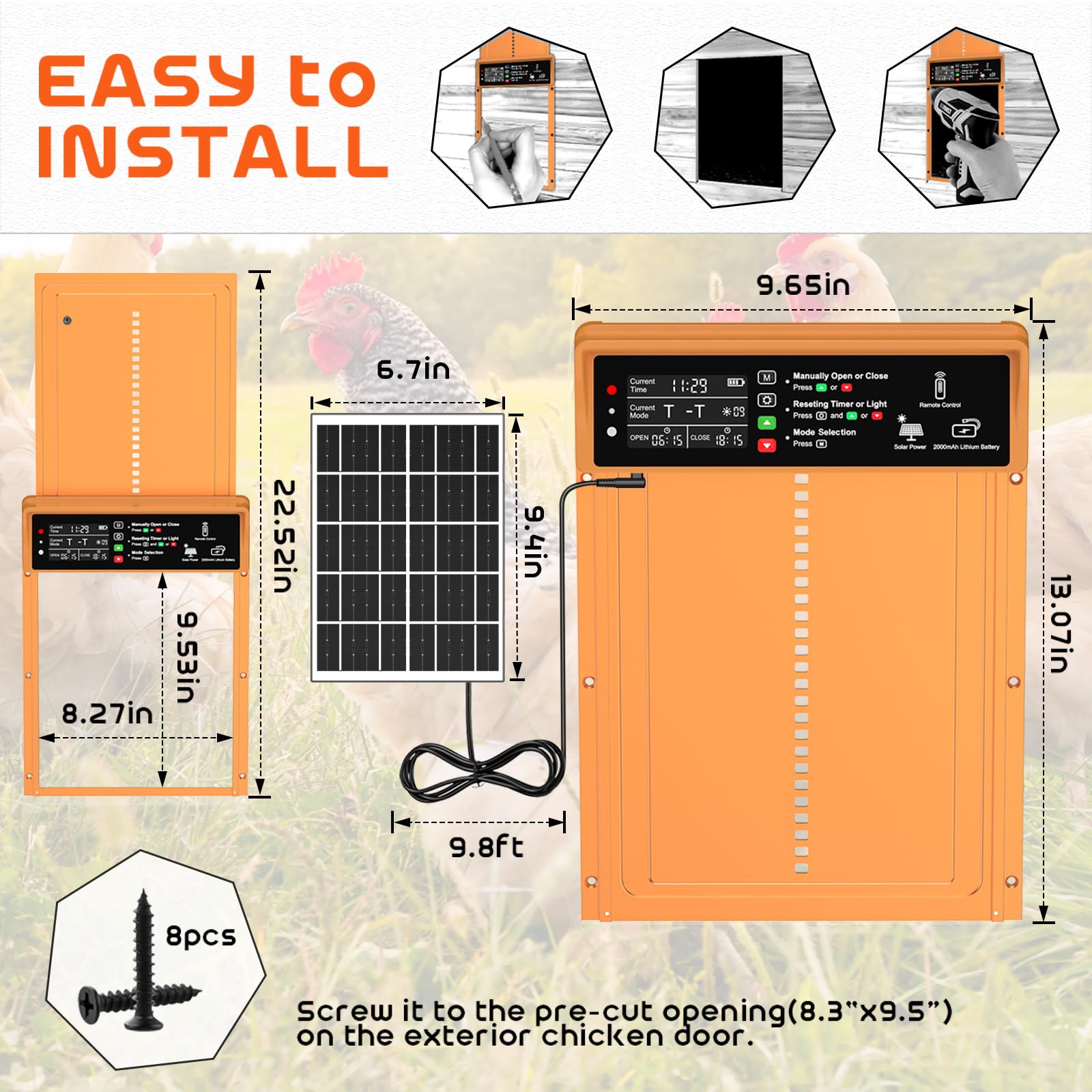 AsFrost USB and 7W solar panel keep power steady