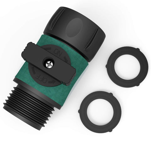 Asgens 3-4-inch thread compatibility demo with standard hoses.