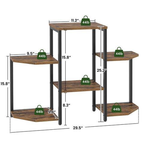 Asgolion 6-tier rack is quick to assemble with included hardware.