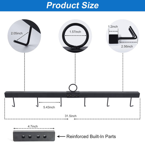 AshKiz chain-link fence stretcher with 6-hook design ensures uniform tension across fabric.