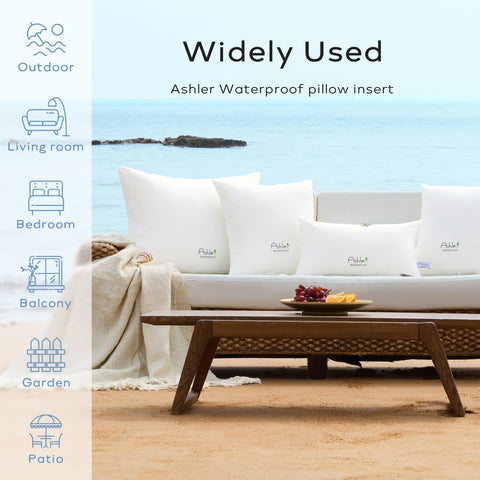 Ashler Home Deco vacuum-sealed packaging demonstrates easy fluff restoration.
