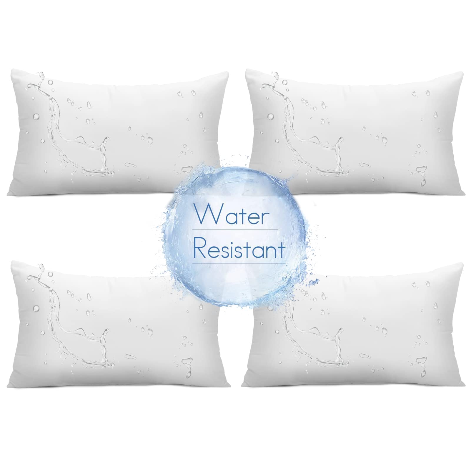 Ashler Outdoor Lumbar Pillow 12x20 supports comfy seating on patios.