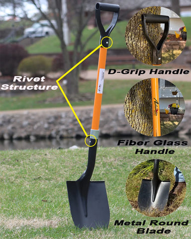 Ashman durable round blade for tough digging and long-lasting performance.