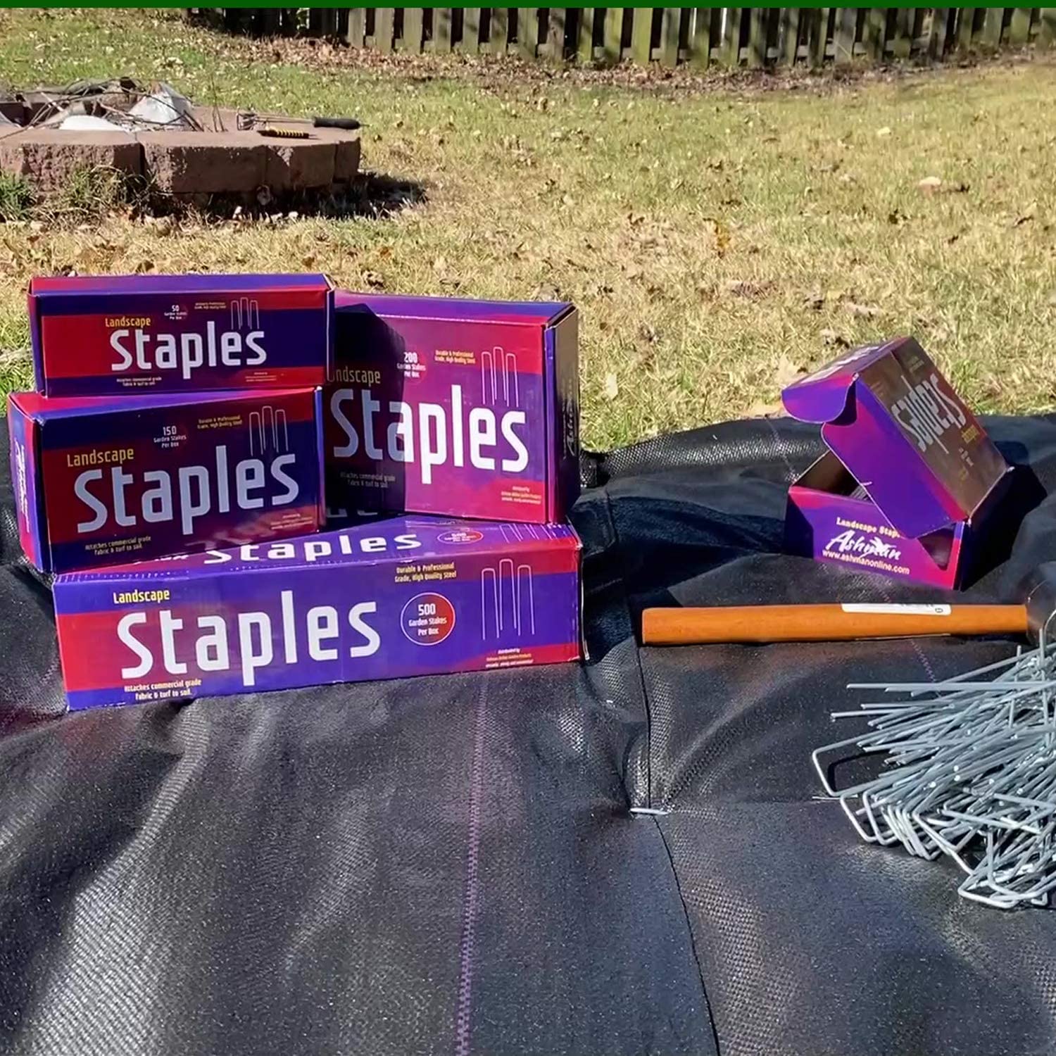 AshmanOnline chicken-wire and fencing projects gain reinforcement with galvanized stakes.