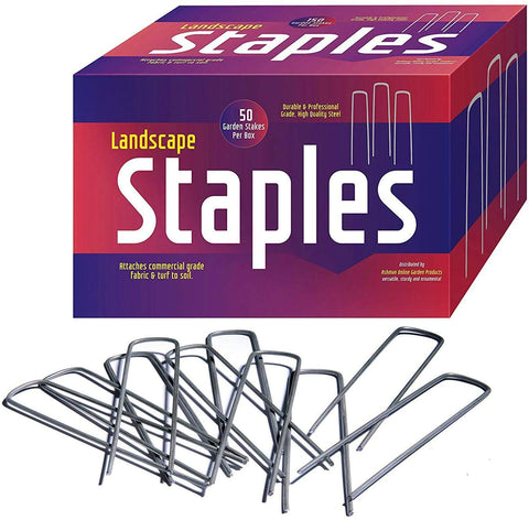 AshmanOnline galvanized garden stakes 50-pack for sturdy, long-lasting landscapes.