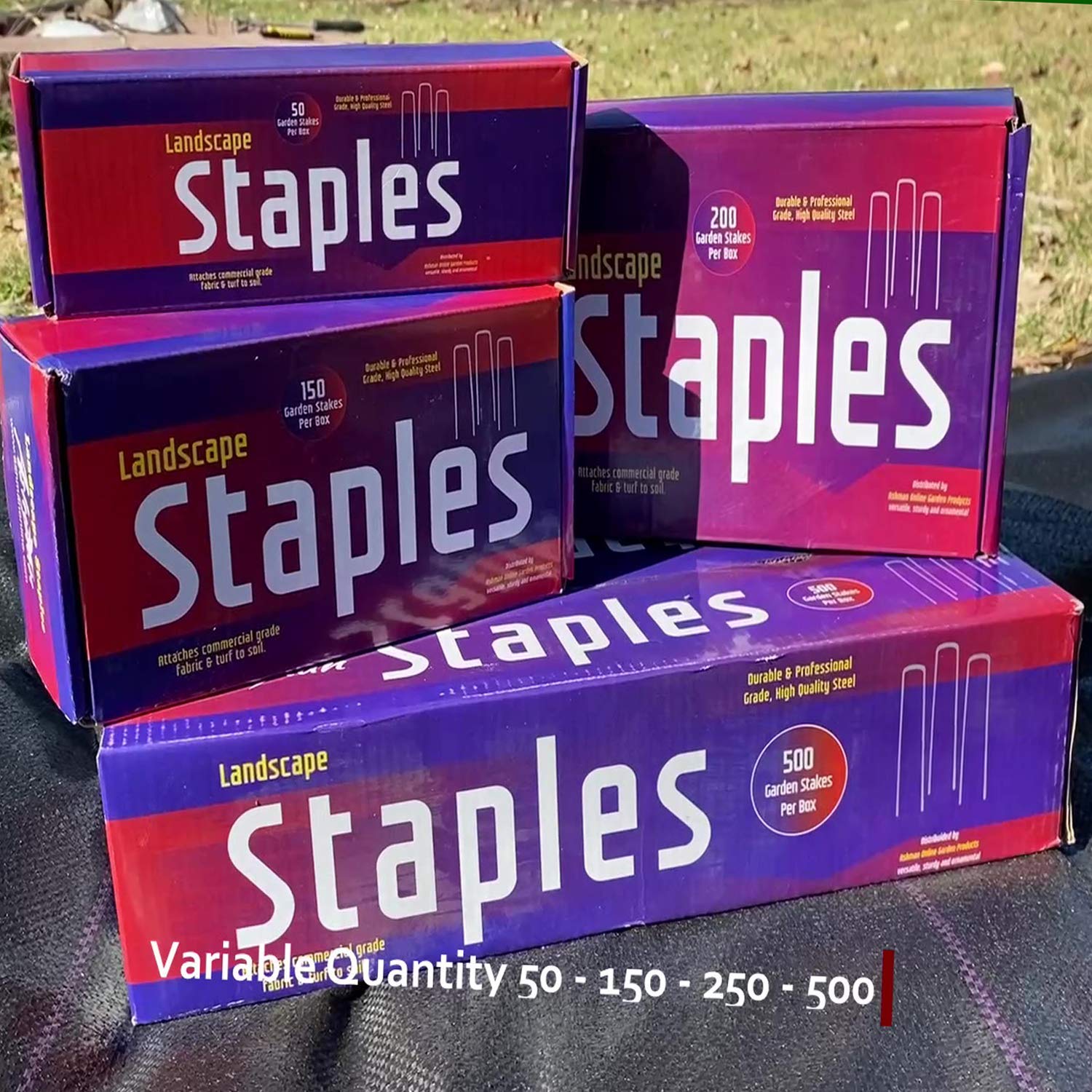 AshmanOnline heavy-duty stakes withstand outdoor use for tough jobs.