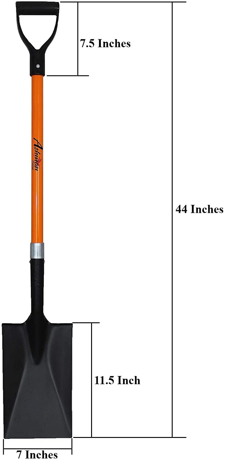 AshmanOnline spade shovel edging walkway shot shows precise lines and clean edges.