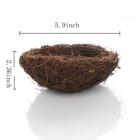 Asikkon bird nest 5.9-inch diameter ideal garden party centerpiece.