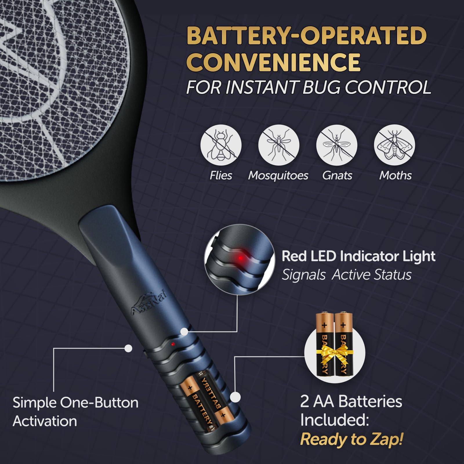ASISNAI Black Mamba model adds sleek style for outdoor bug control