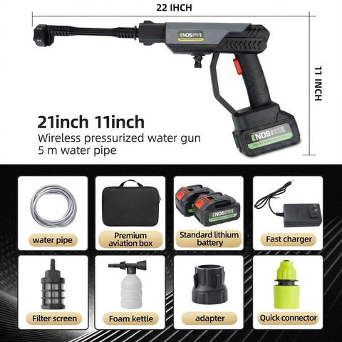 Asjdzy dual-battery design enabling extended cleaning sessions.