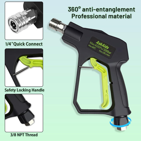 AskAids 360° swivel enables smooth maneuvering during tough cleaning tasks