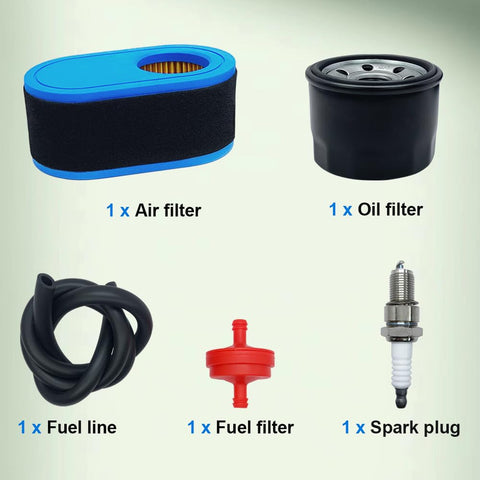 ASKALL packaging includes replaceable parts for mower maintenance.