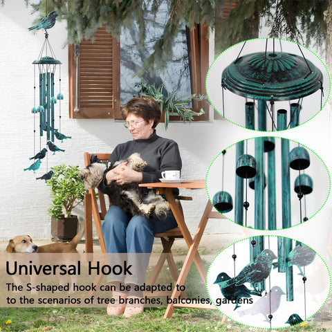 Gift-ready packaging for the Askhald Bird Wind Chimes