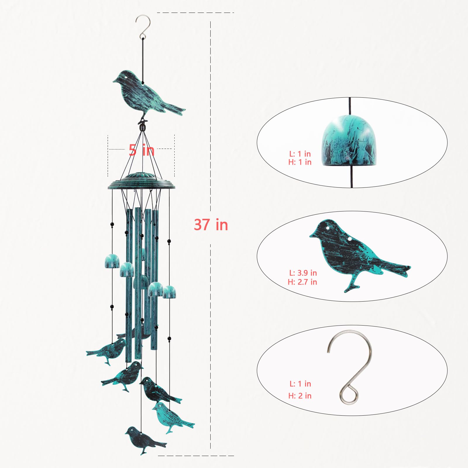 Weather-ready waterproof anti-corrosion coating on the chime